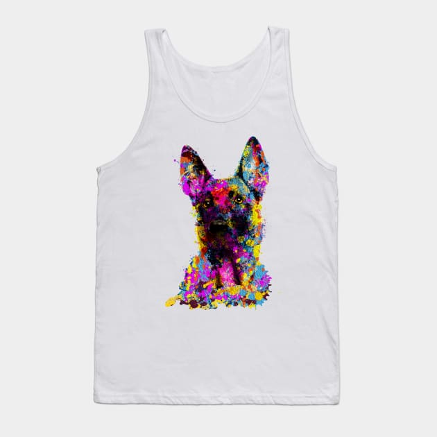 Malinois puppy  - Belgian shepherd - Mechelaar Tank Top by Nartissima